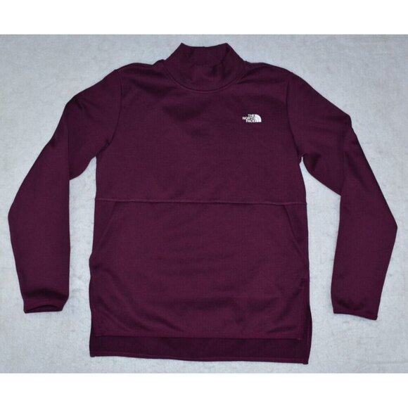 The North Face Canyonlands Women's Tunic Size S Pullover Maroon Sweatshirt - Picture 1 of 12